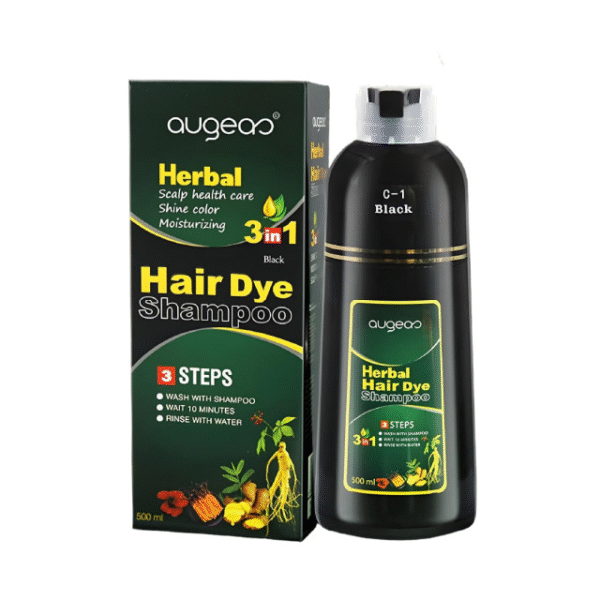 Shampoo 3 en 1 (500 ml, negro)