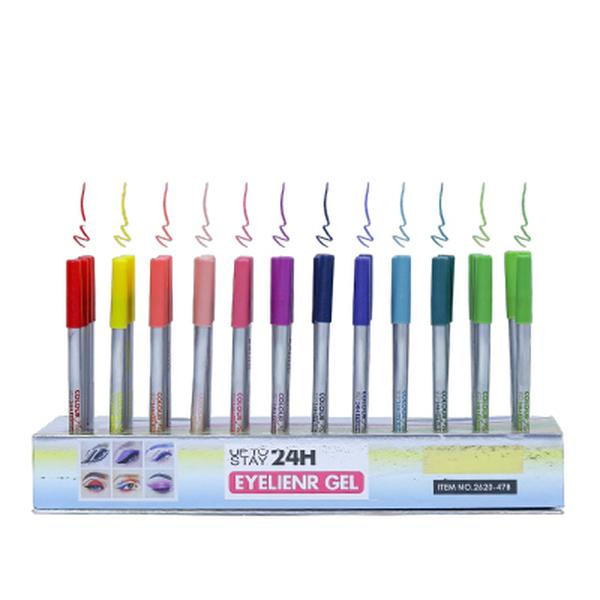 DELINEADOR DE OJOS DE COLORES DE LARGA DURACIN - EYELINER GEL 24H