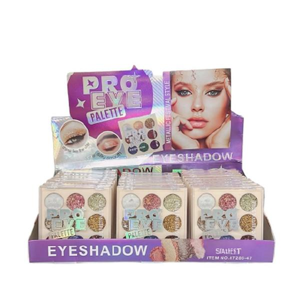 Paleta de Sombras Escarchadas Pro