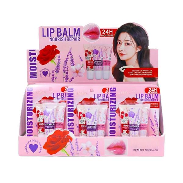 Bálsamo Labial Floral X3