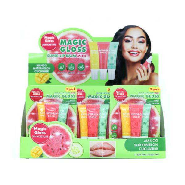 Bálsamos Frutales Magic Gloss x3
