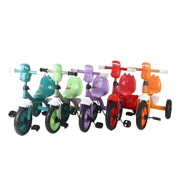 Triciclo Infantil Metálico con Caja Kraft