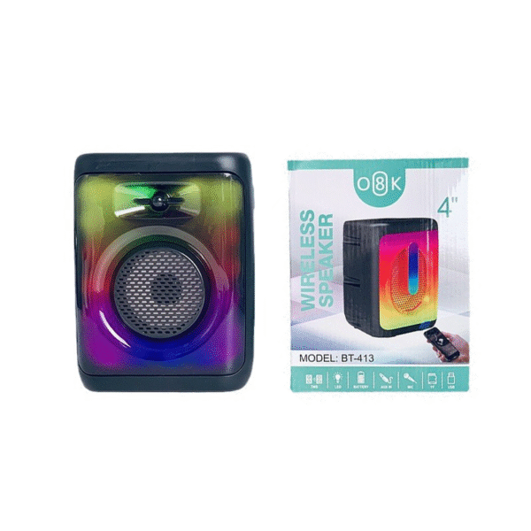 Altavoz BT-414 4'' USB Caja Color