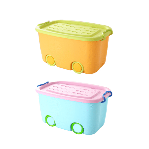 Caja organizadora con ruedas 47×30×26 cm