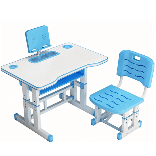 Set Escritorio y Silla Infantil Azul