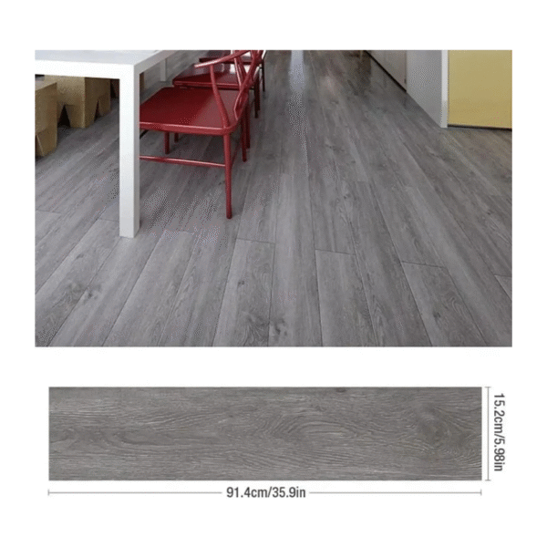 Láminas de Piso PVC 91x15 cm (Caja x36)
