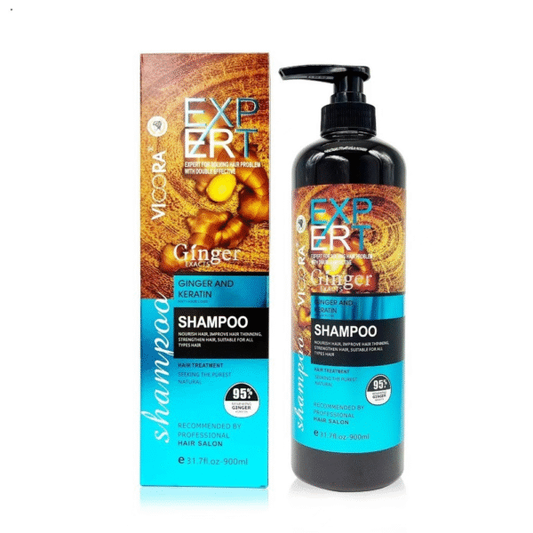 Shampoo Capilar de Jengibre y Keratina 900 ml