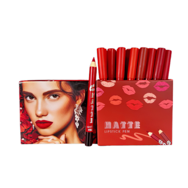 Lápiz labial mate (colores cálidos)
