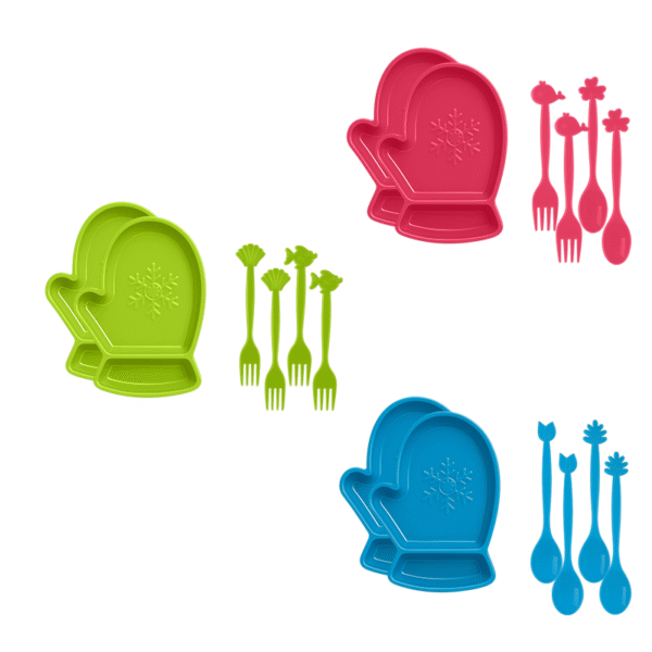 Set de Plato y Cubos para Bebé