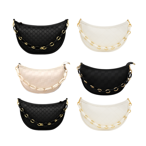 Bolsa de Mujer con Cadena Dorada