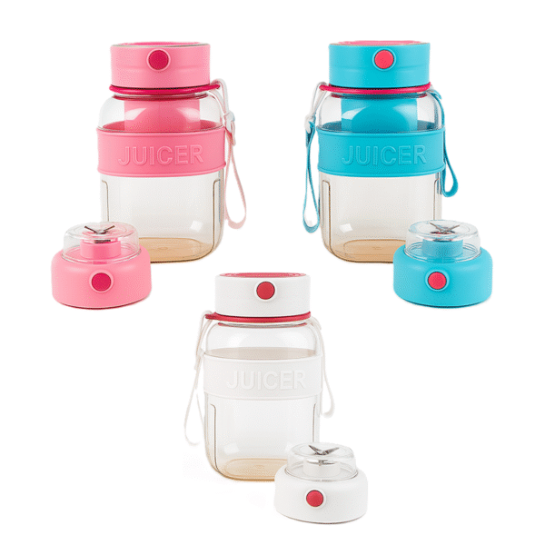 Tazas de jugo portátiles, embalaje de caja de color