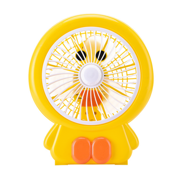 Ventilador Eléctrico Amarillo 25×32 cm