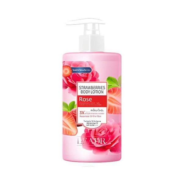 Crema corporal de fresa con ácido hialurónico 300 ml