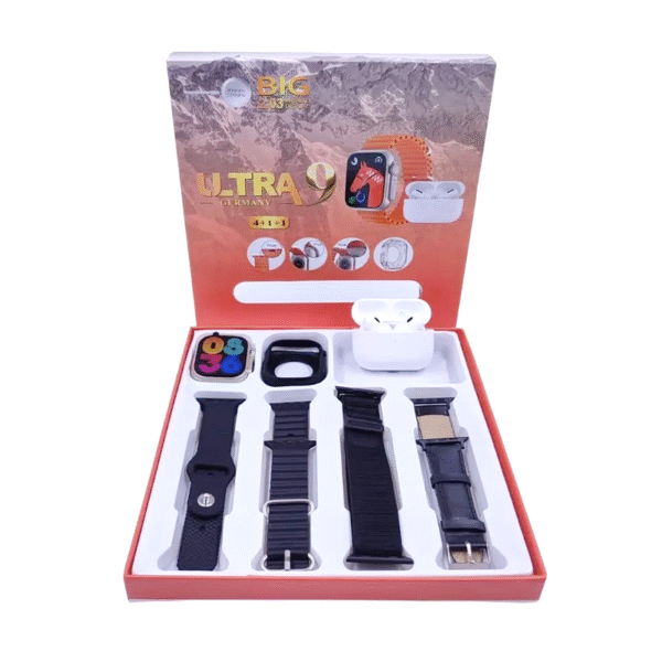Reloj inteligente Ultra4 + cargador inalámbrico