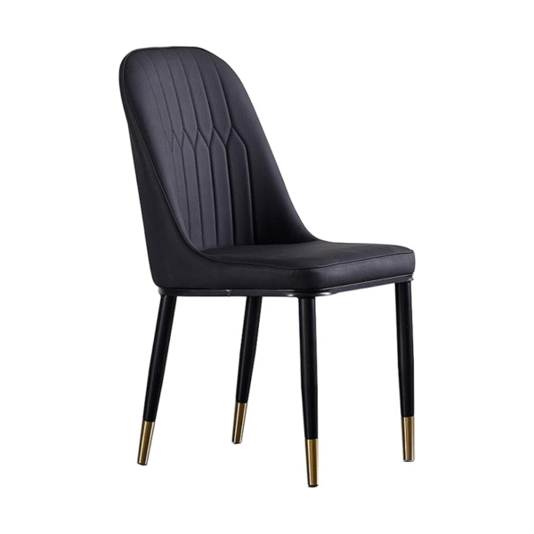 Silla de comedor con patas bicolor