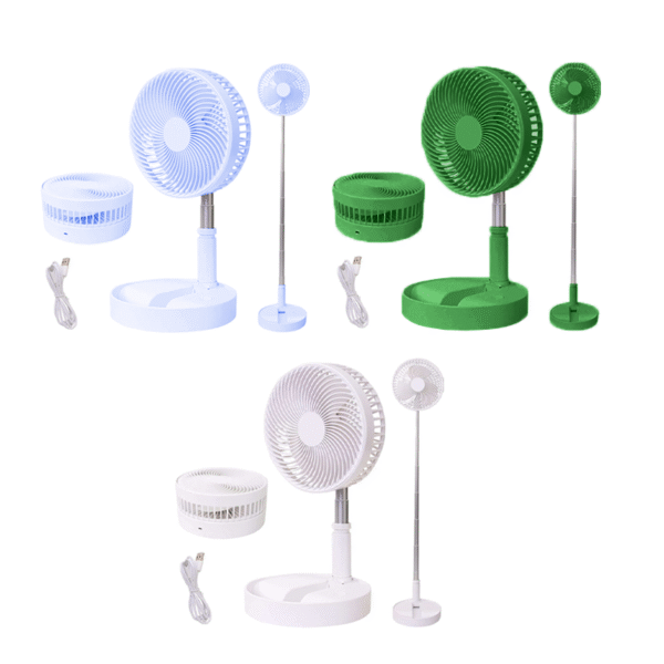 Abanico con luz y control usb