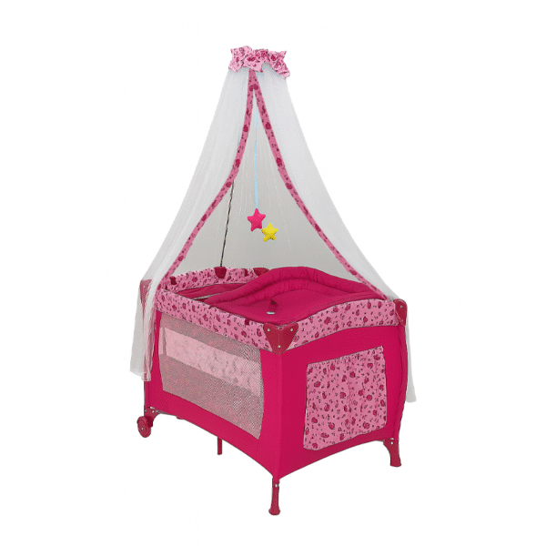 Play con mosquitero Rojo